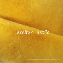 Luxury High Density Rabbit Fake Fur Fabric